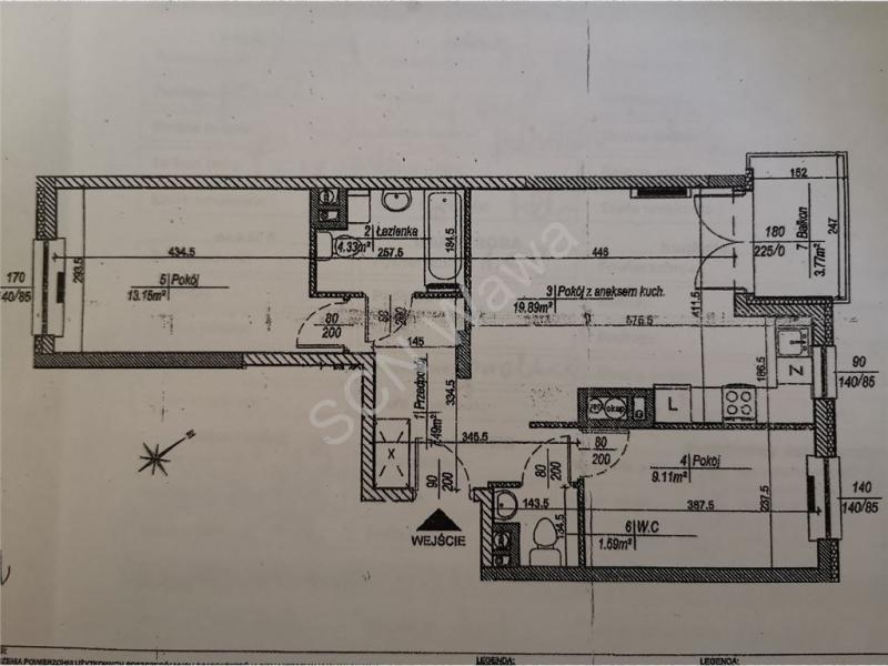 Mieszkanie na sprzedaż Warszawa Bielany