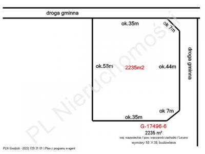 Działka na sprzedaż Leszno